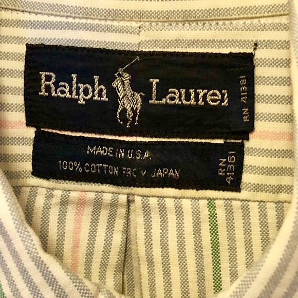 Ralph Lauren striped button down - Picture 3 of 5